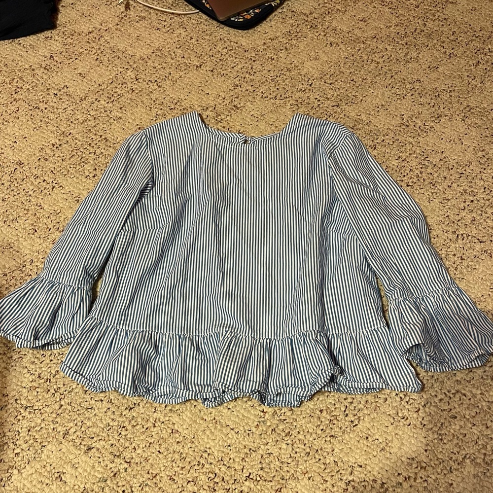 Atmosphere Blue & White Blouse